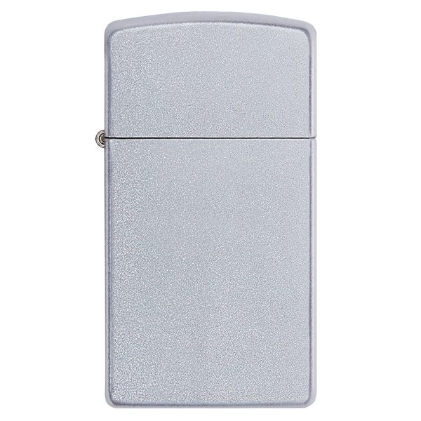 ENCEND. ZIPPO SATIN CHROME SLM LTR