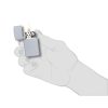 ENCEND. ZIPPO SATIN CHROME SLM LTR