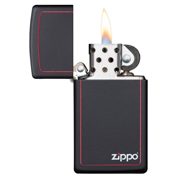 ENCEND. SLM BLACK W/ZIPPO - BORDER