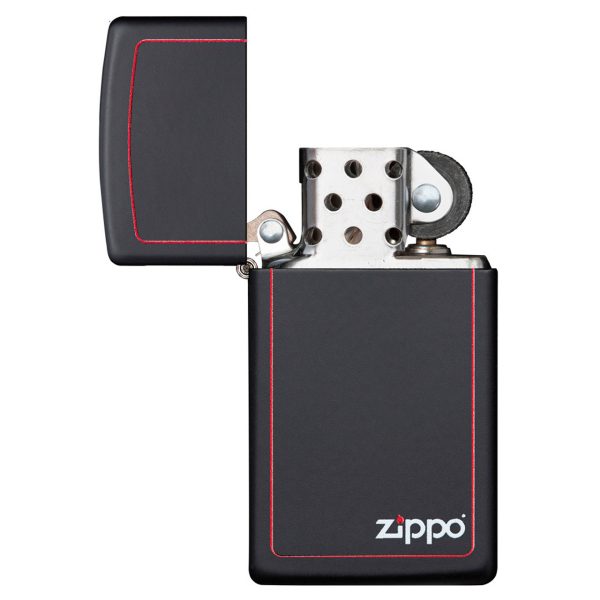 ENCEND. SLM BLACK W/ZIPPO - BORDER