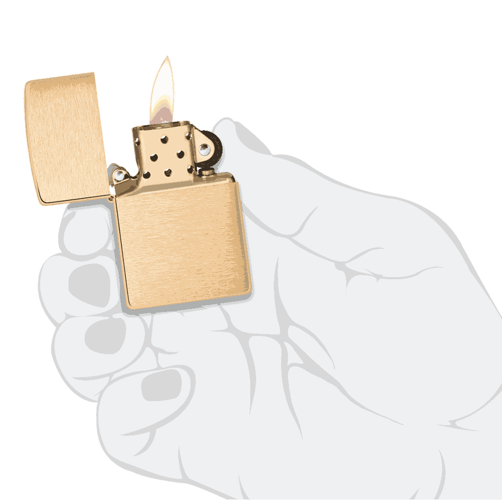 ENCENDEDOR ZIPPO REG BR FIN GRASS - Imagen 5