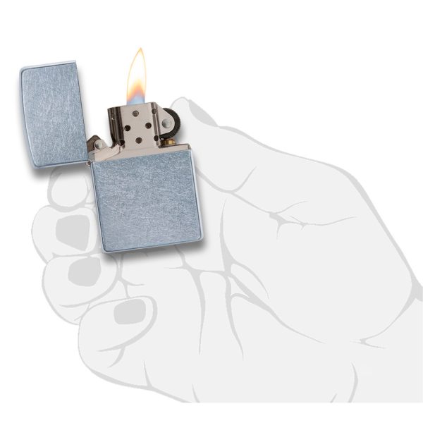 ENCEND. ZIPPO REG STREET CHROME