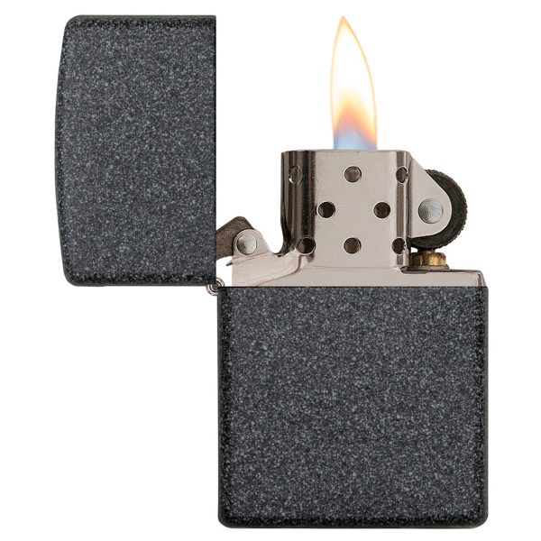 ENCEND. ZIPPO REG IRON STONE LIGHTER