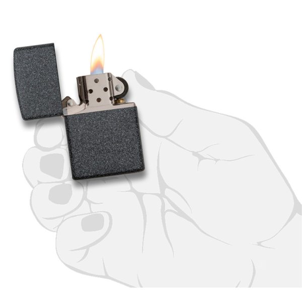 ENCEND. ZIPPO REG IRON STONE LIGHTER