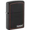Classic Black and Red Zippo