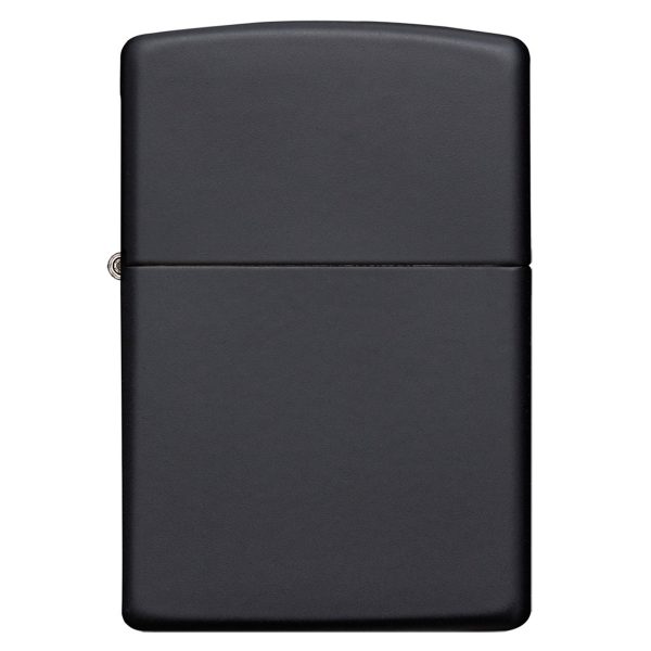 ENCEND. ZIPPO REG BLACK METTE LIGHTER