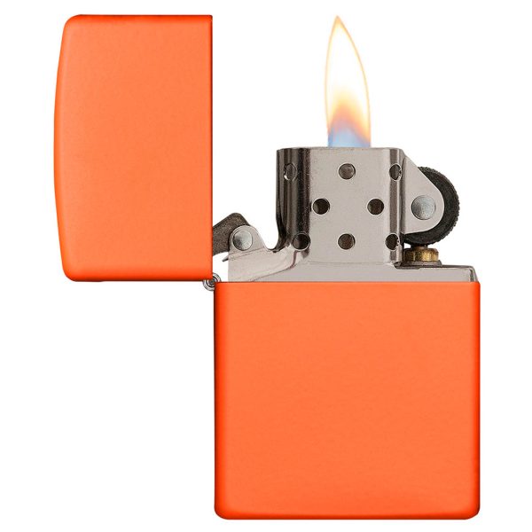 ENCEN ZIPPO REG ORANGE MATTE