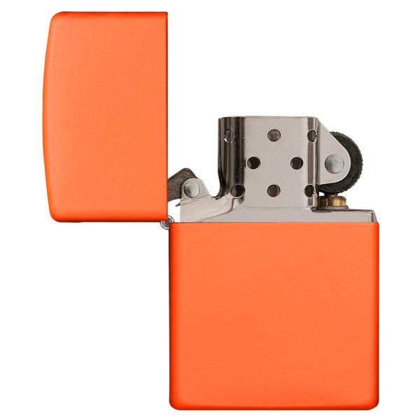 ENCEN ZIPPO REG ORANGE MATTE