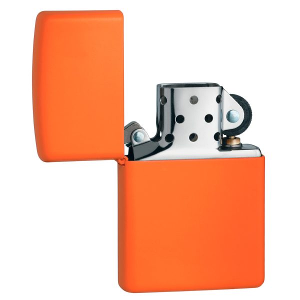 ENCEN ZIPPO REG ORANGE MATTE