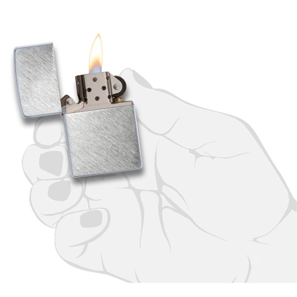 ENCEND. ZIPPO REG HERRINGBONE SWEEP