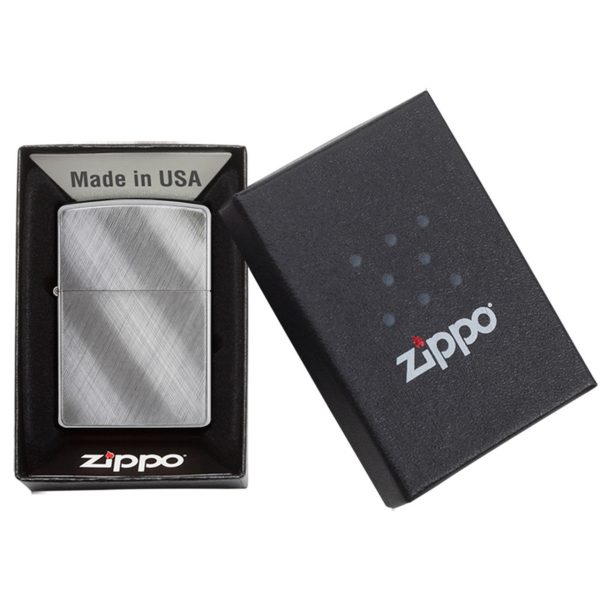 ENCEND. ZIPPO REG DIAGONAL WEAVE