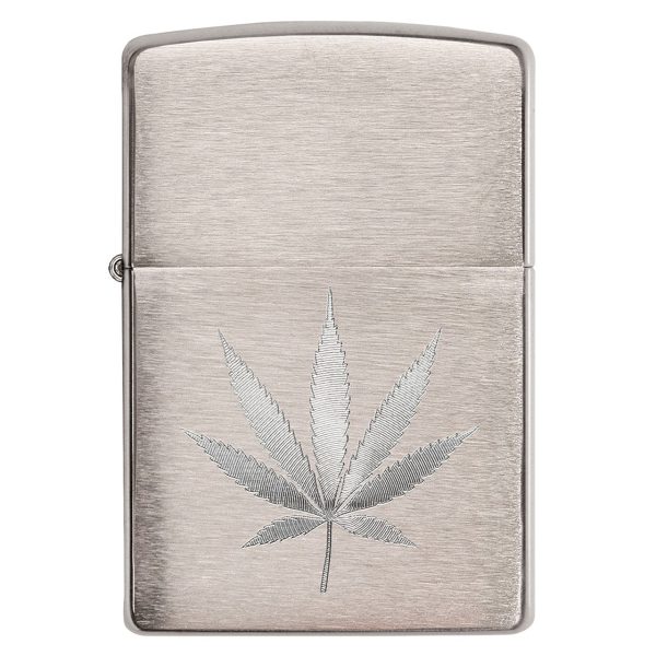 ENCEND. ZIPPO LEAF DESIGN ENGRAVED