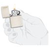 ENC ZIPPO CLASSIC MERCURY GLASS ZIPPO LOGO