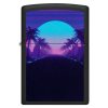 ENCEND. ZIPPO SUNSET BLACK LIGHT DESIGN