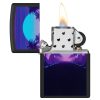 ENCEND. ZIPPO SUNSET BLACK LIGHT DESIGN