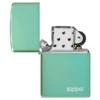Classic High Polish Green Zippo Logo - Imagen 3