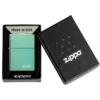 Classic High Polish Green Zippo Logo - Imagen 6