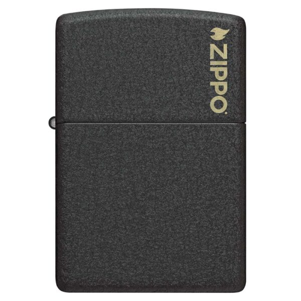 Classic Black Crackle® Zippo Logo - Imagen 2