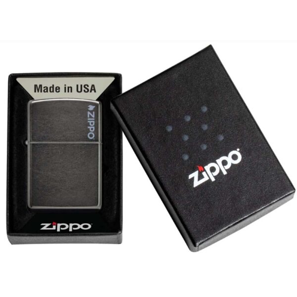Classic Grey Zippo Logo - Imagen 6